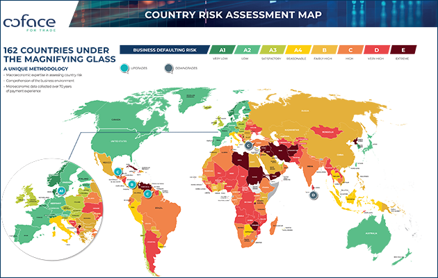 Zemljevid tveganja držav - 4. četrtletje 2021